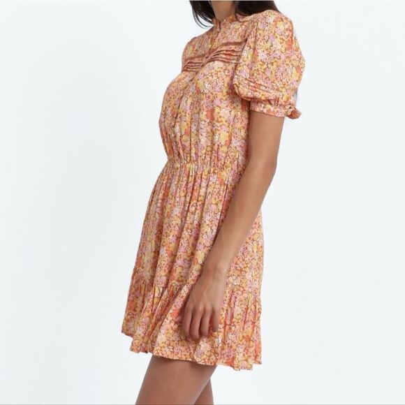 Showpo. Mahalia Mini Dress in Blushing Floral Size 6 - Picture 4 of 12